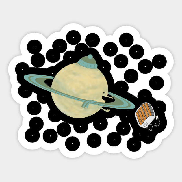 Space Heater Sticker by BeanePod